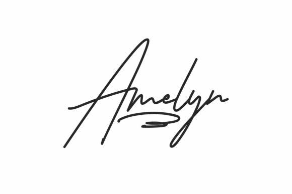 Amelyn: The Delicate Script Font for Elegant Branding