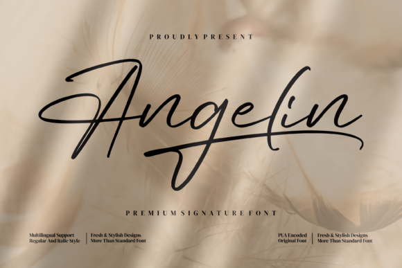 Angelin: Crafting Elegance with a Magical Script Font