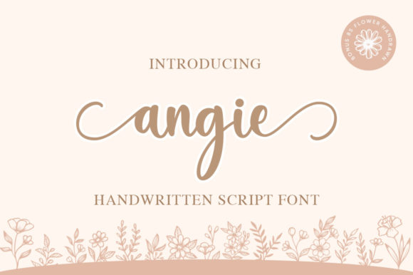 Angie: A Script Font with a Playful, Dancing Character