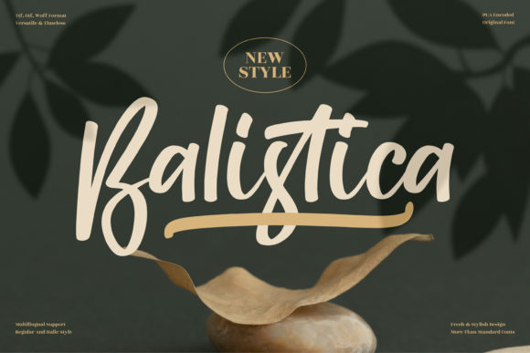 Balistica: The Elegant Script Font for Modern Designers