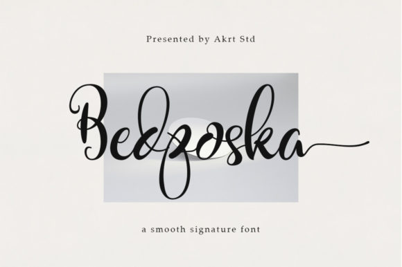 Bedposka: The Flowing Script Font for Modern Designs