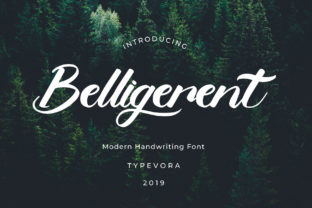 Belligerent Font: A Bold Script for Unforgettable Designs