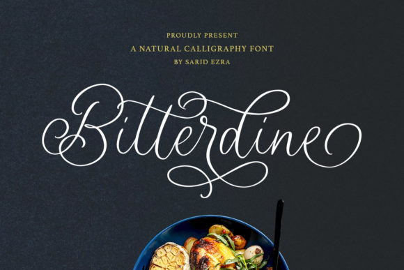 Bitterdine: The Modern Calligraphy Font for Elegant Projects