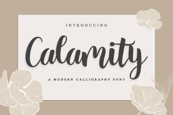 Calamity: The Refined Script Font for Elegant Branding