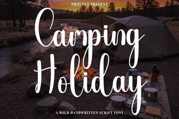 Camping Holiday: A Font That Feels Like a Campfire Story