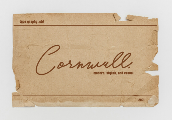Cornwall: The Script Font for Timeless Branding
