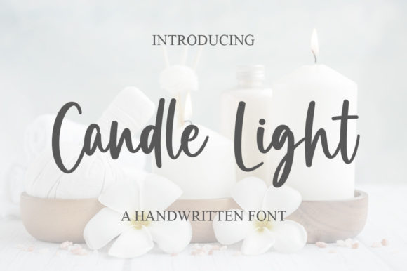 Discover the Warmth of the Candle Light Font