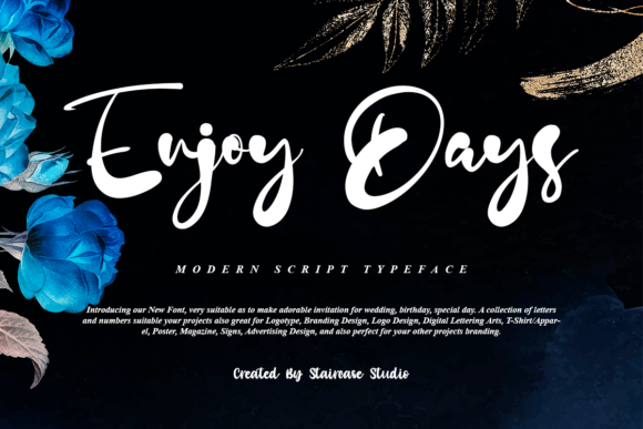 Enjoy Days: The Refined Script Font for Modern Elegance
