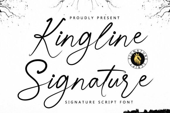 Kingline Signature: The Premium Script Font for Luxury Branding