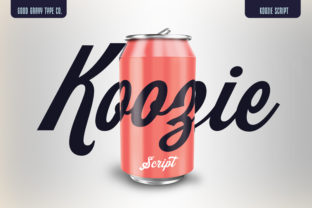 Koozie: The Vintage Brush Script for Authentic Branding