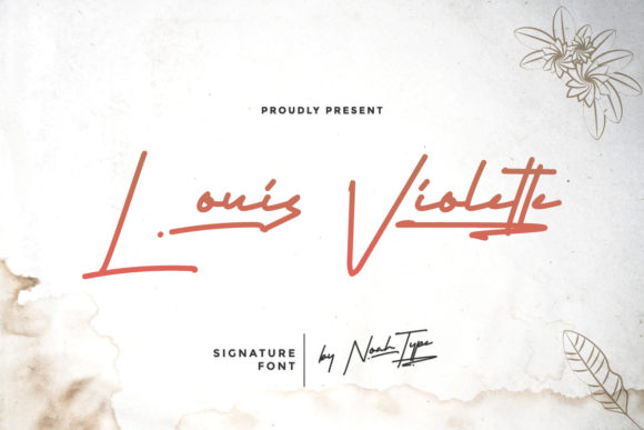 Louis Violette: A Script Font That Feels Like a Handwritten Note