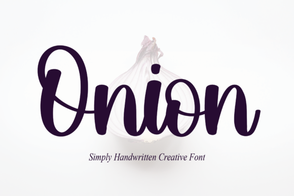 Onion: A Sweet Script Font for Creative Designs
