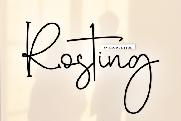 Rosting: The Artisan Script for Modern Brands