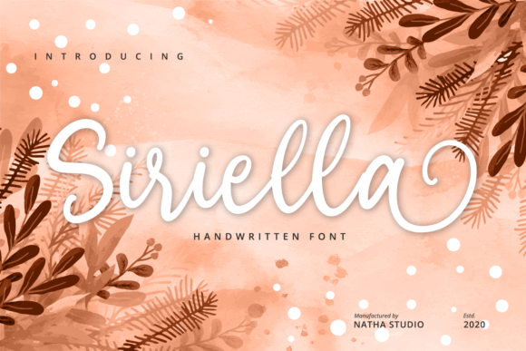 Siriella: The Handwritten Font That Feels Like a Conversation