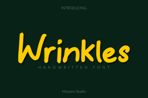 Why Wrinkles Is the Playful Yet Serious Font You Need